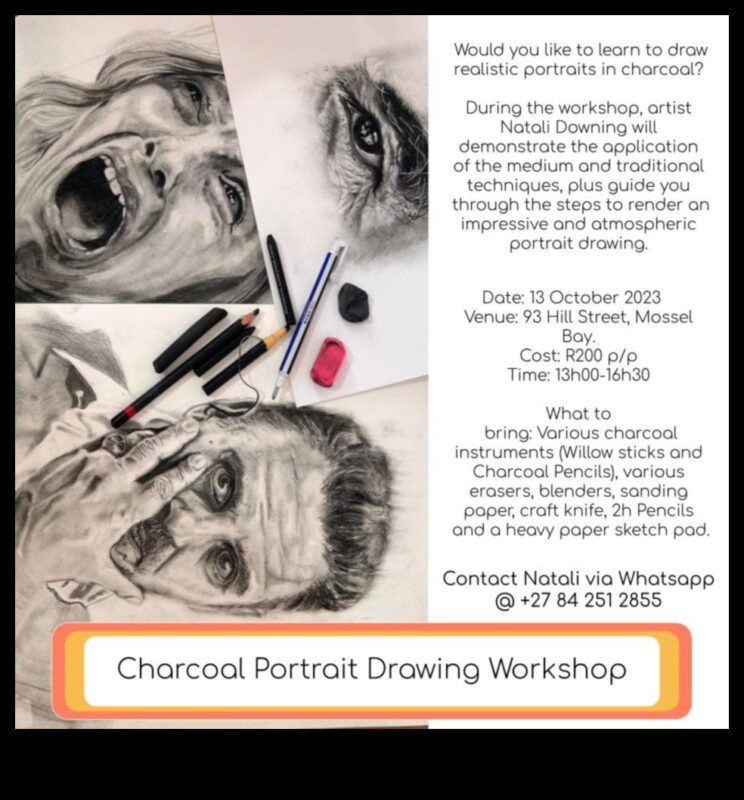 ورشة عمل الواقعية الفحمية: تقنيات الفن الاحترافي