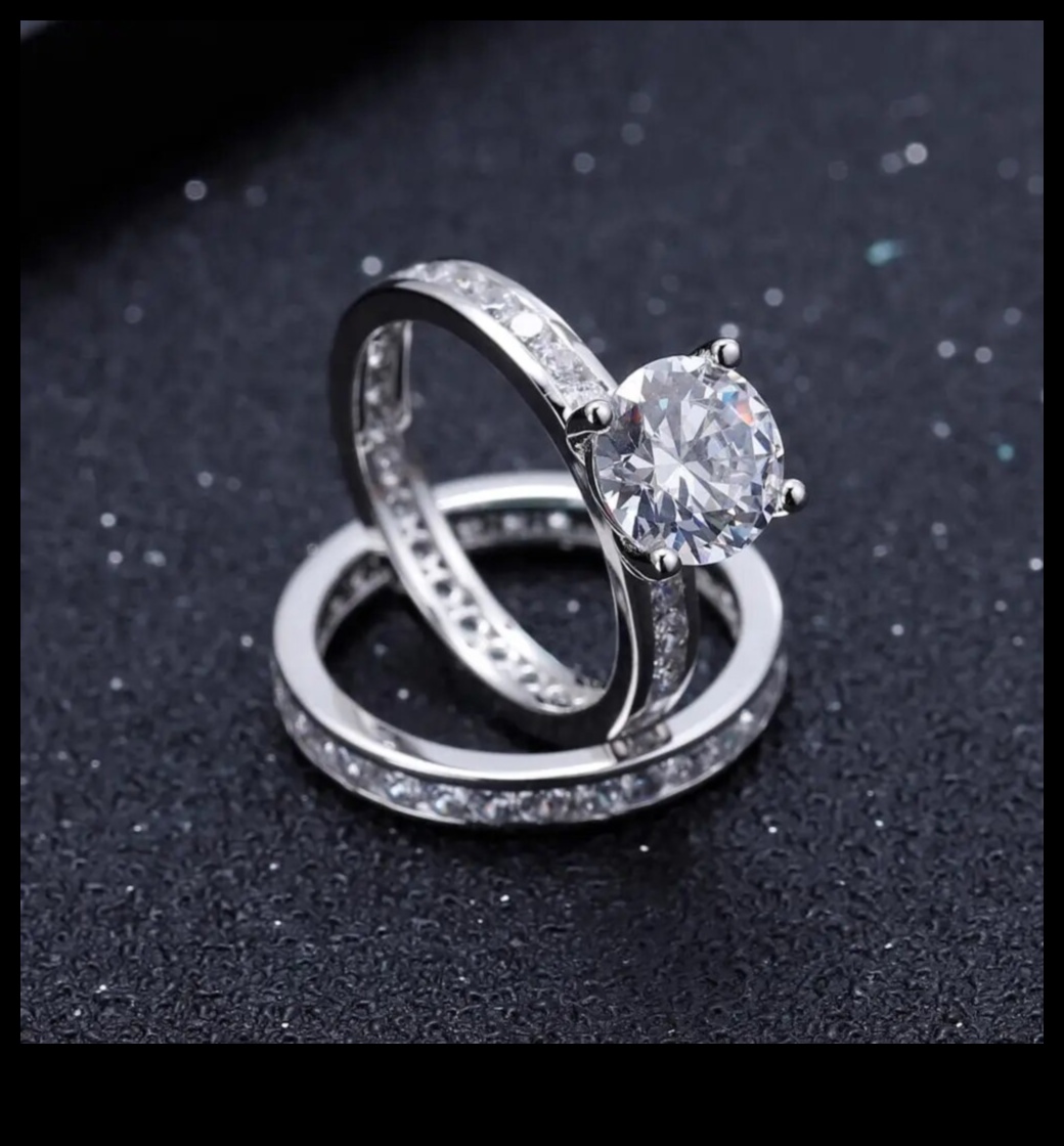 ثنائيات مبهرة: اكتشف الجمال الرقيق لتصميمات الخواتم لدينا