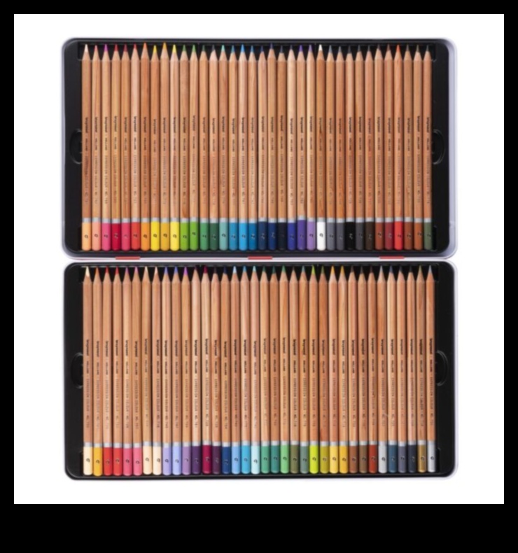 ما وراء الواقعية: التعبيرات المجردة في فن قلم الرصاص الملون