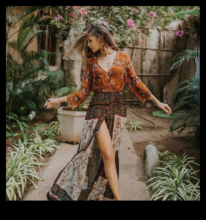 أزياء الروح الحرة: ملابس بوهو للحياة البرية في القلب