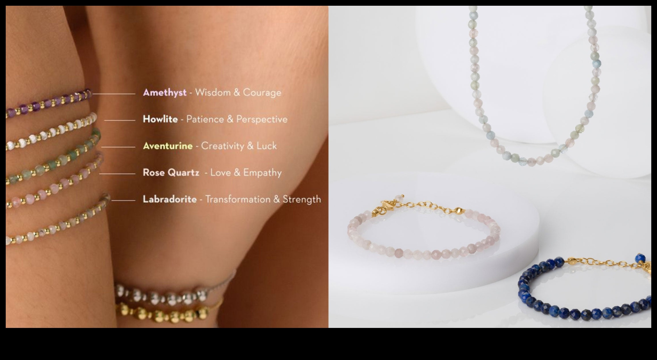 الأحجار الكريمة المتلألئة: قم بإضاءة هالتك من خلال مجموعتنا المليئة بالأحجار الكريمة