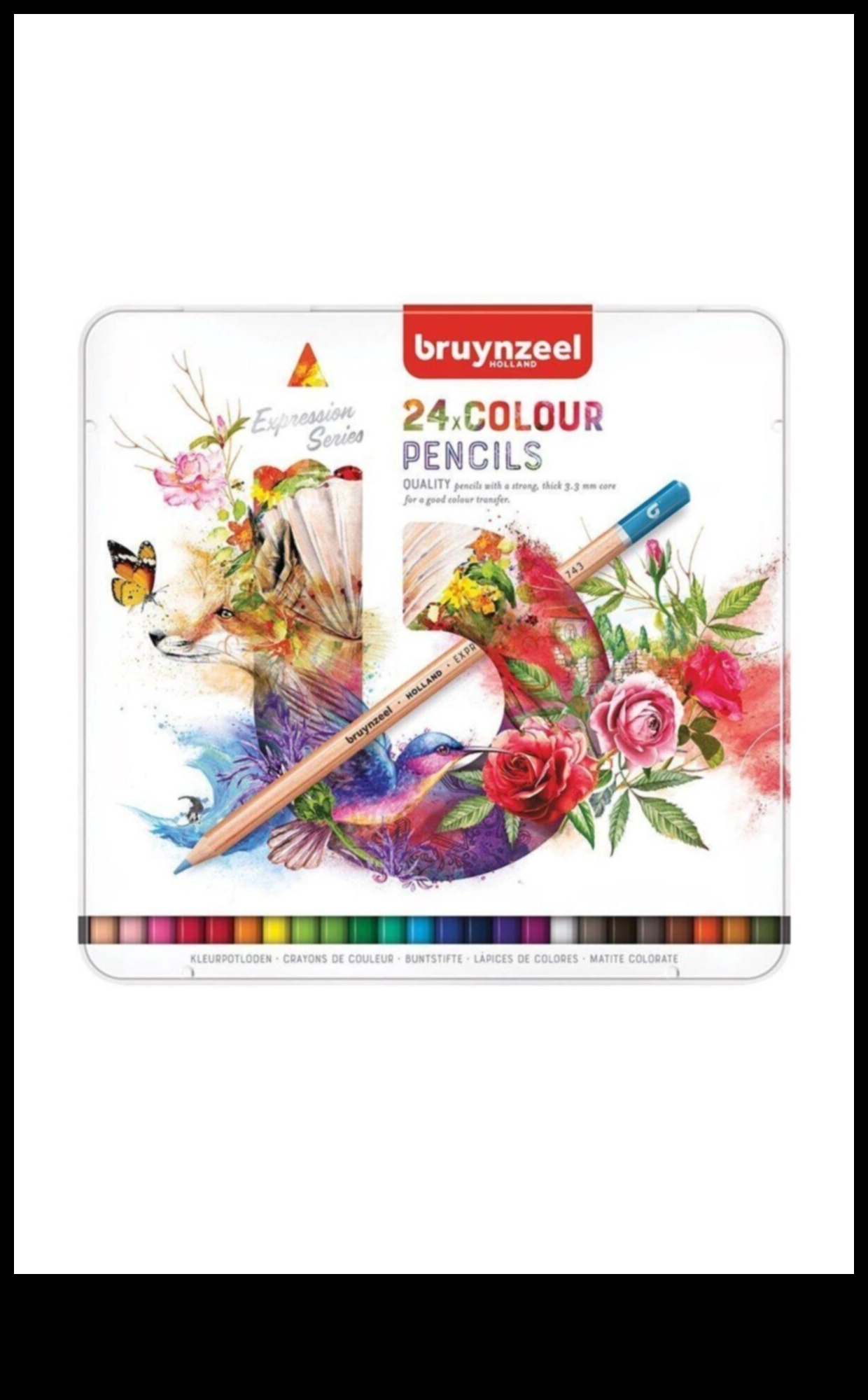 ما وراء الواقعية: التعبيرات المجردة في فن قلم الرصاص الملون